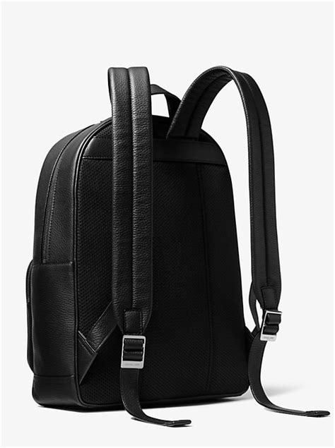 Bryant Retro Stripe Leather Backpack 